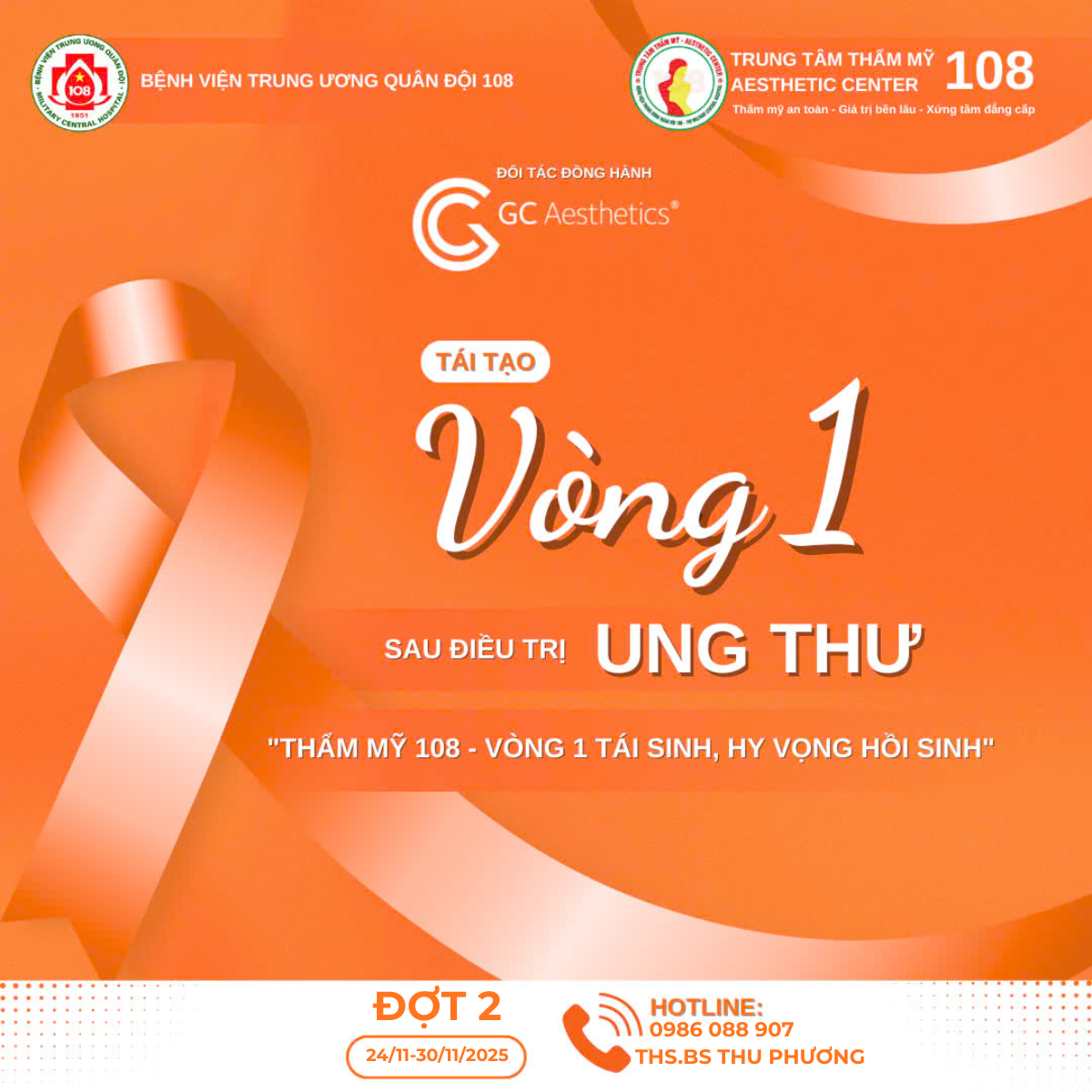 GCA – GC Aesthetics Tiếp Tục Triển Khai Chương Trình “Tái Tạo Vòng 1 Sau Điều Trị Ung Thư” Mùa 2 GCA – GC Aesthetics Tiếp Tục Triển Khai Chương Trình “Tái Tạo Vòng 1 Sau Điều Trị Ung Thư” Mùa 2