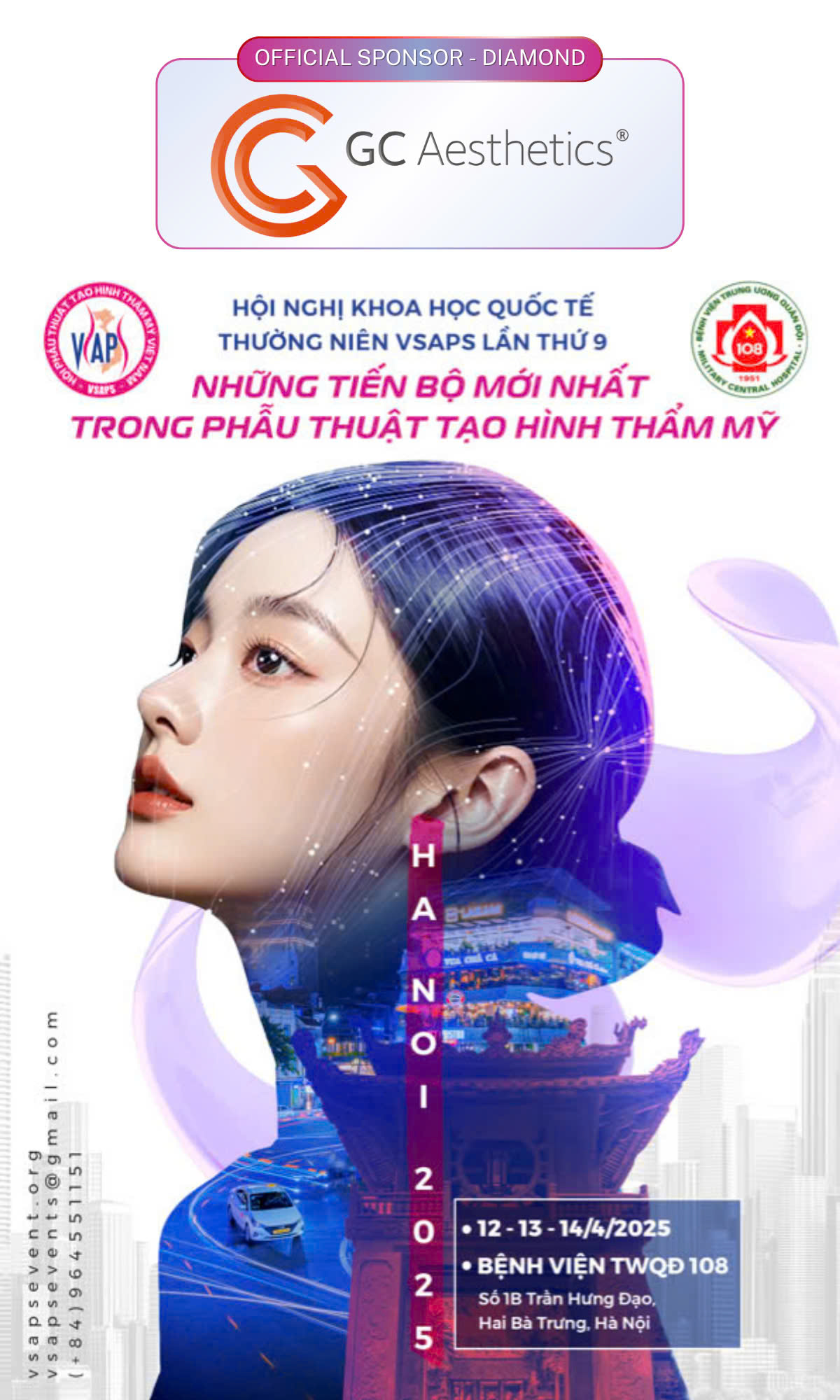 GCA - GC Aesthetics Hân Hạnh Là Nhà Tài Trợ Kim Cương Của VSAPS 2025 GCA - GC Aesthetics Hân Hạnh Là Nhà Tài Trợ Kim Cương Của VSAPS 2025